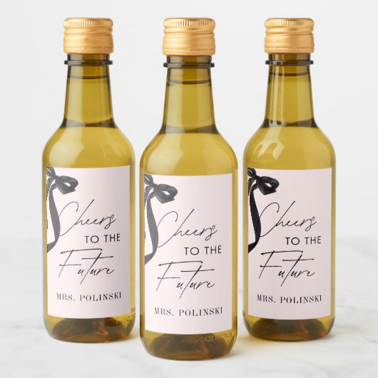 Ze Knoopt de Knoop Bruidsfeest Feest Favor Wijn Etiket (Flessen)