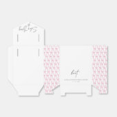 Ze knoopt de knoop Chic lint boog bruidsuitnodigin Bedankdoosjes (Uitgevouwen)