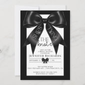 Ze knoopt de knoop door | Vrijgezellenfeest van li Kaart (Voorkant)