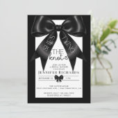 Ze knoopt de knoop door | Vrijgezellenfeest van li Kaart (Staand voorkant)