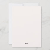 Ze knoopt de knoopboog roze Vrijgezellenfeest Kaart (Achterkant)