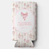 Ze Knoopt de Strik Coquette Bruidsborrel Seltzer Blikjeskoeler (Achterkant)