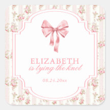 Ze Knoopt de Strik Coquette Bruidsmeisjesfeest