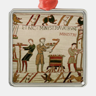 Ze koken het vlees metalen ornament
