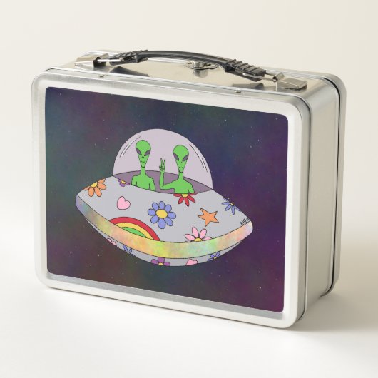 Ze komen in de Vrede UFO (Achterkant)