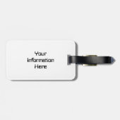 Ze komen in de Vrede UFO Bagagelabel (Achterkant horizontaal)