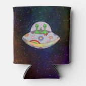 Ze komen in de Vrede UFO Blikjeskoeler (Voorkant)