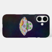 Ze komen in de Vrede UFO Case-Mate iPhone Case (Achterkant (horizontaal))