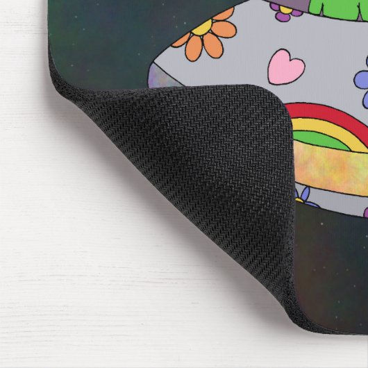 Ze komen in de Vrede UFO Muismat (Hoek)