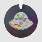 Ze komen in de Vrede UFO Ornament (voorkant)