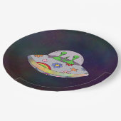 Ze komen in de Vrede UFO Papieren Bordje (Gekanteld)