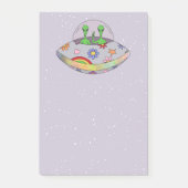 Ze komen in de Vrede UFO Post-it® Notes (Voorkant)
