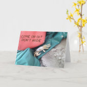 ZE KOMEN NAAR BUITEN EN VIEREN JE **VERJAARDAG** KAART (Gele Bloem)