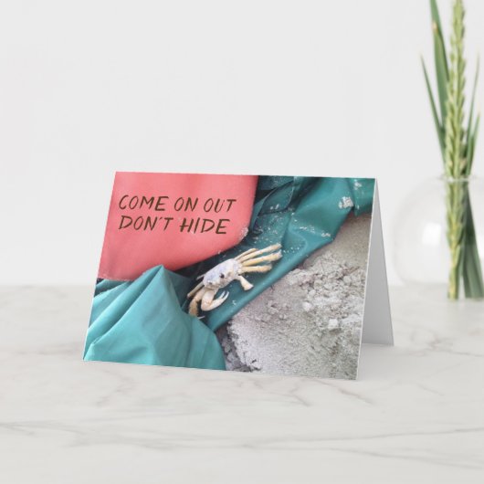 ZE KOMEN NAAR BUITEN EN VIEREN JE **VERJAARDAG** KAART (Voorkant)