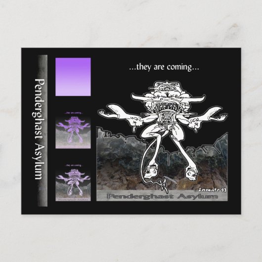 Ze komen uit Briefkaart (Voorkant)