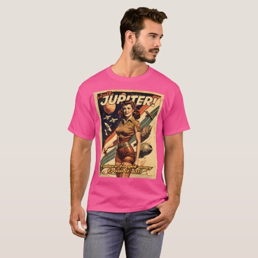 Ze komt er helemaal vanaf t-shirt (Voorkant volledig)