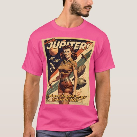 Ze komt er helemaal vanaf t-shirt (Voorkant)