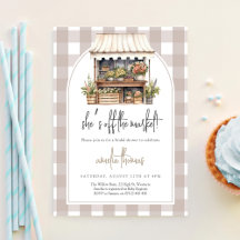 Ze komt rechtstreeks van de markt Bruidsfeest