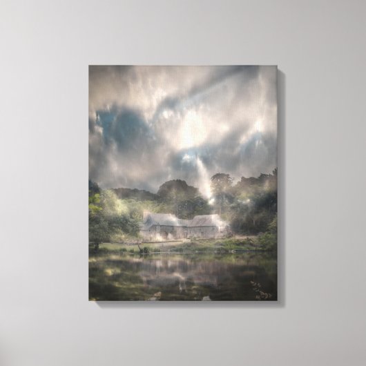 Ze komt uit de gloom canvas afdruk (Voorkant)