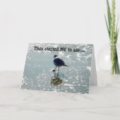 ZE KOZEN ME OM VAN MIJN VERJAARDAG TE GENIETEN KAART (Voorkant)