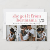 Ze kreeg het van haar Moederdag kaart met mamma fo (Voorkant)