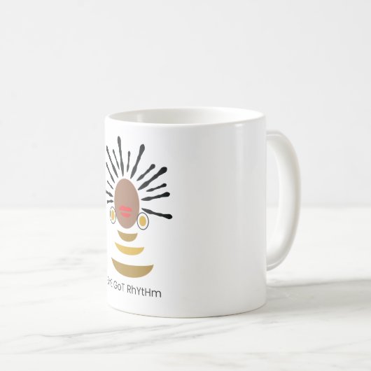 Ze kreeg Rhythm Mok (Voorkant rechts)