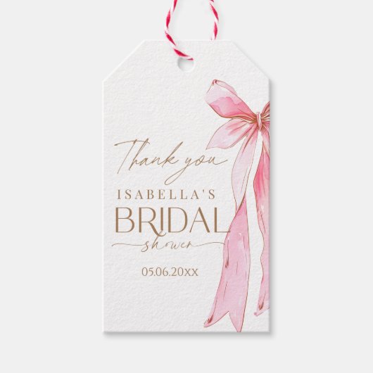 Ze Krijgt De Knoop Bruidsdouche Cadeaulabel (Voorkant)