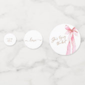 Ze Krijgt De Knoop Bruidsfeest Confetti (Voorkanten)