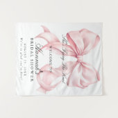 Ze Krijgt De Knoop Pink Boog Welkomstbord Wandkleed (Voorkant (horizontaal))