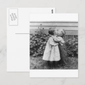 Ze krijgt de penny, hij krijgt de kus briefkaart (Voorkant / Achterkant)