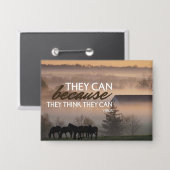 Ze kunnen Inspirerend citaten geven Button (Voorkant / Achterkant)