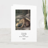 Ze kuste het Beer neus. Kaart (Achterkant)