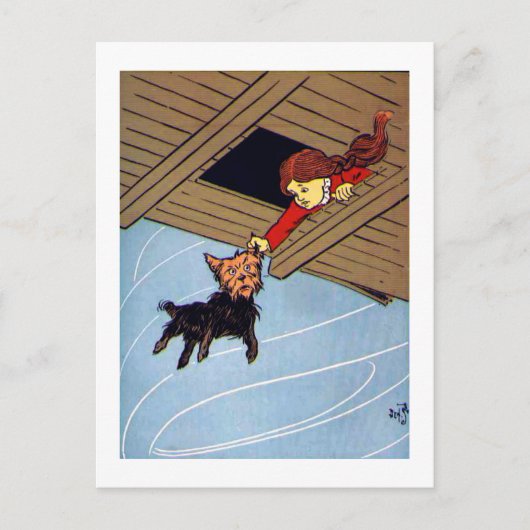 Ze kwam bij het oor. briefkaart (Voorkant)