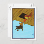 Ze kwam naar de oren. briefkaart (Voorkant / Achterkant)