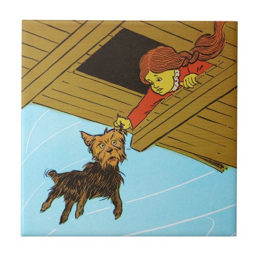 Ze kwam naar de oren. tegeltje (Voorkant)