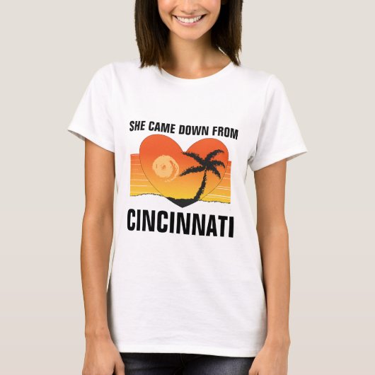 ZE KWAM UIT CINCINNATI, FLORIDA T-shirts (Voorkant)
