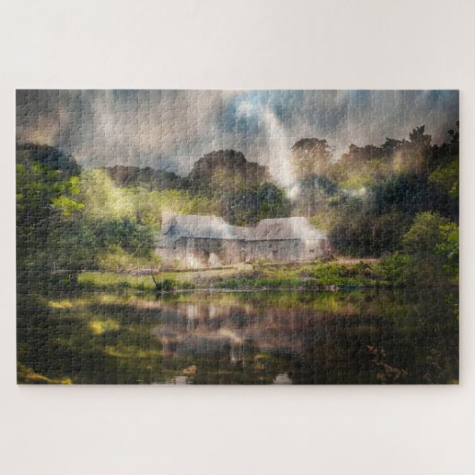 Ze kwam uit de gloom. legpuzzel (Horizontaal)