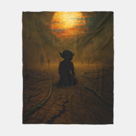 Ze kwamen terwijl de zon aan het smelten was fleece deken