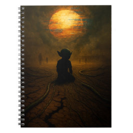 Ze kwamen terwijl de zon aan het smelten was notitieboek