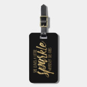 Ze laat een beetje flauwvallen bagagelabel (Voorkant verticaal)