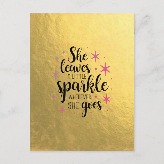 Ze laat een beetje flauwvallen briefkaart (Voorkant)