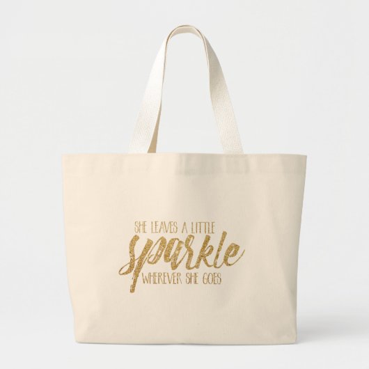 Ze laat een beetje flauwvallen grote tote bag (Voorkant)
