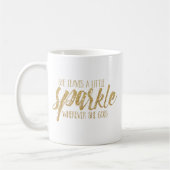 Ze laat een beetje flauwvallen koffiemok (Links)