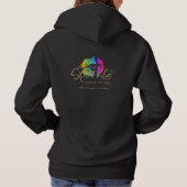 Ze laat een beetje sprankelen - Rainbow Lips Hoodie (Achterkant)