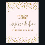 Ze Laat een Klein Schittering - Premium Canvas Poster<br><div class="desc"></div>