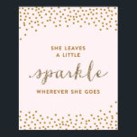 Ze Laat een Klein Schittering - Premium Canvas Poster<br><div class="desc"></div>