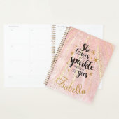 Ze laat een kleine luxe op maat achter planner (Display)