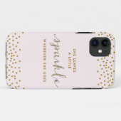 Ze laat een kleine sprankelende iPhone-hoes achter Case-Mate iPhone Case (Achterkant (horizontaal))