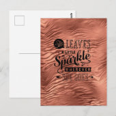 Ze laat Roos met een spleettentoon tijger Briefkaa Briefkaart (Voorkant / Achterkant)