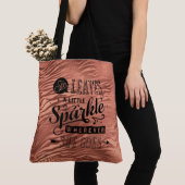 Ze laat Sparkle Roos Tiger Print Tas (Dichtbij)